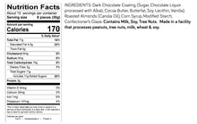 Dark Chocolate Almonds- 6 pack, 11oz cubes