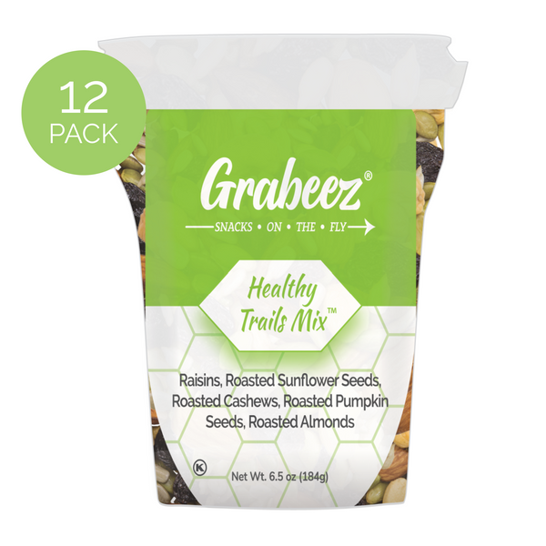 Healthy Trails Mix™ – 12 pack, 6.5oz each Grabeez® Snack Cups