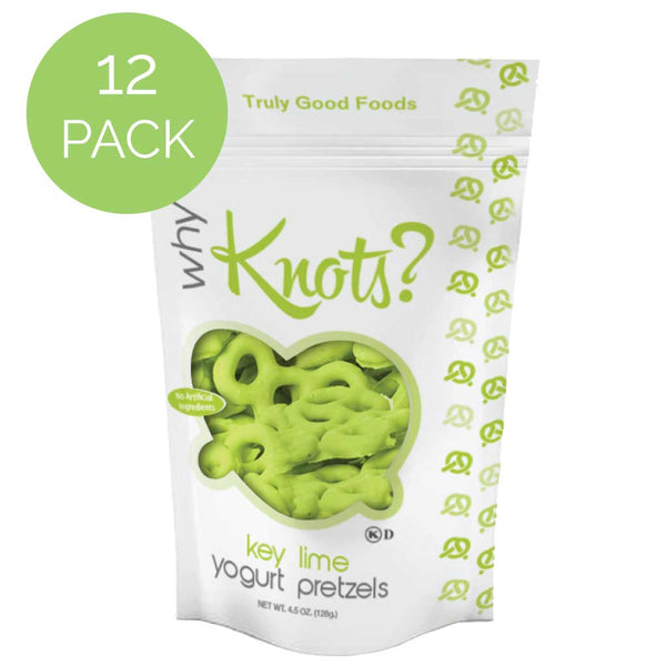 Key Lime Yogurt Pretzels – 12 pack, 4.5oz SUR bags
