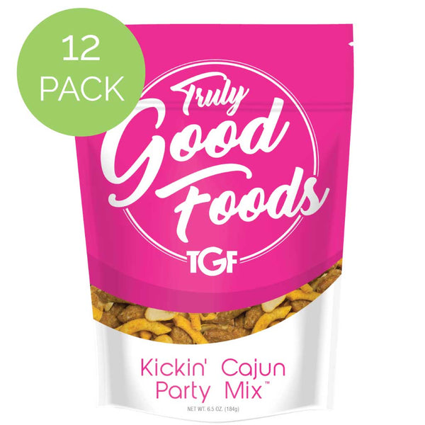 Kickin Cajun Party Mix™ – 12 Pack, 6.5oz SUR bags
