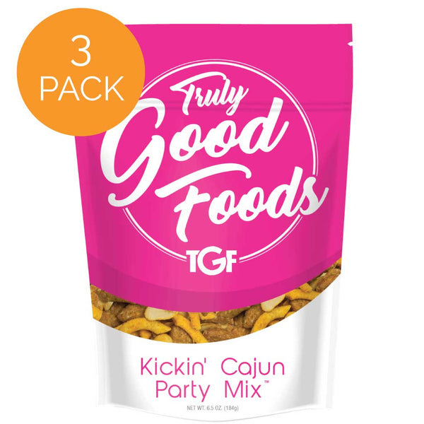 Kickin Cajun Party Mix™ – 3 Pack, 6.5oz SUR bags
