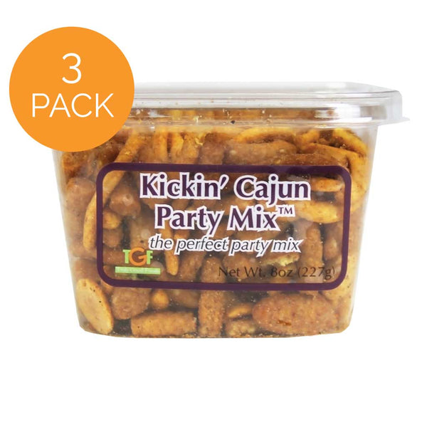 Kickin' Cajun Party Mix – 3 pack, 8oz cubes