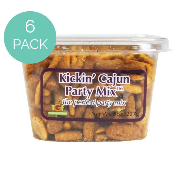 Kickin' Cajun Party Mix – 6 pack, 8oz cubes