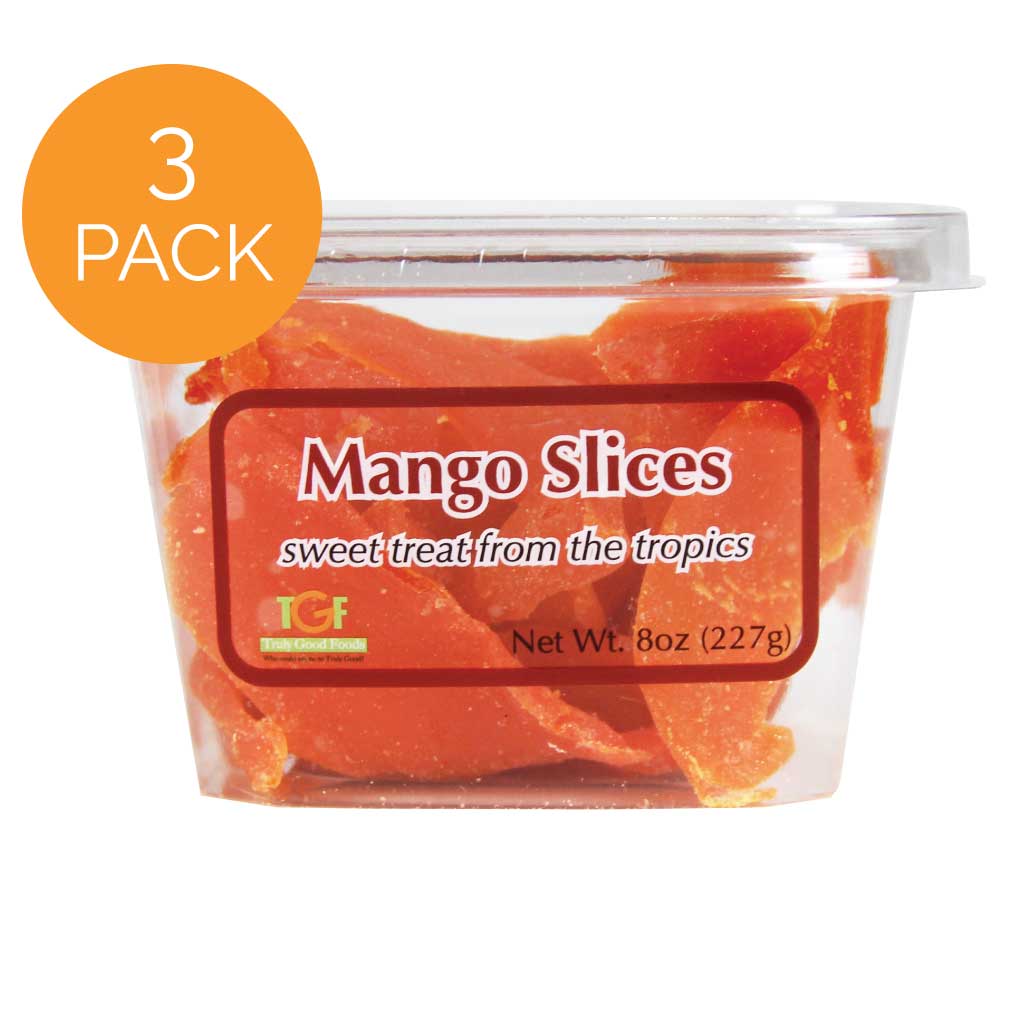 Dried Mango – 3 pack, 8oz cubes