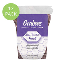 Mini Chocolate Pretzels – 12 pack, 3.25oz each Grabeez® Snack Cups