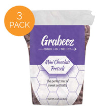 Mini Chocolate Pretzels – 3 pack, 3.25oz each Grabeez® Snack Cups
