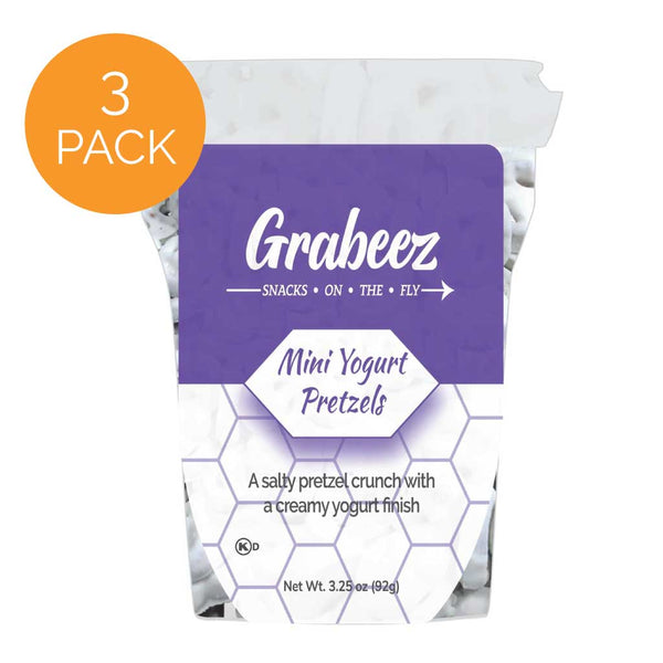Mini Yogurt Pretzels – 3 pack, 3.25oz each Grabeez® Snack Cups