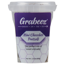 Mini Chocolate Pretzels – 3 pack, 3.25oz each Grabeez® Snack Cups