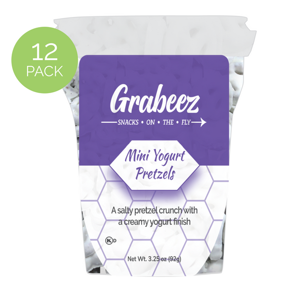 Mini Yogurt Pretzels – 12 pack, 3.25oz each Grabeez® Snack Cups