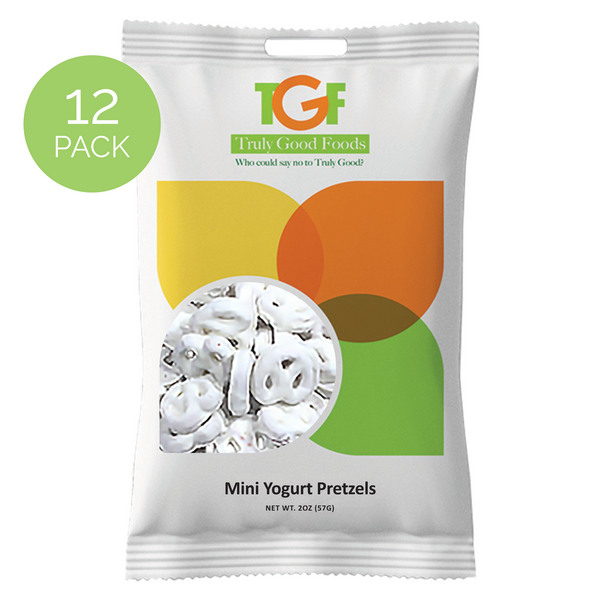 Mini Yogurt Pretzels – 12 pack, 2oz snack bags