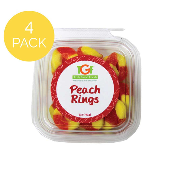 Peach Rings Mini Cubes- 4 pack, 5oz