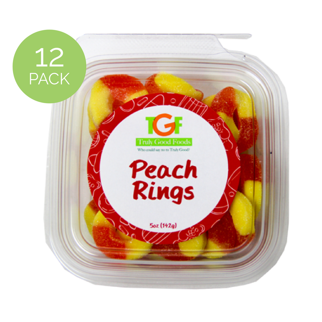 Peach Rings Mini Cubes-12 pack, 5oz