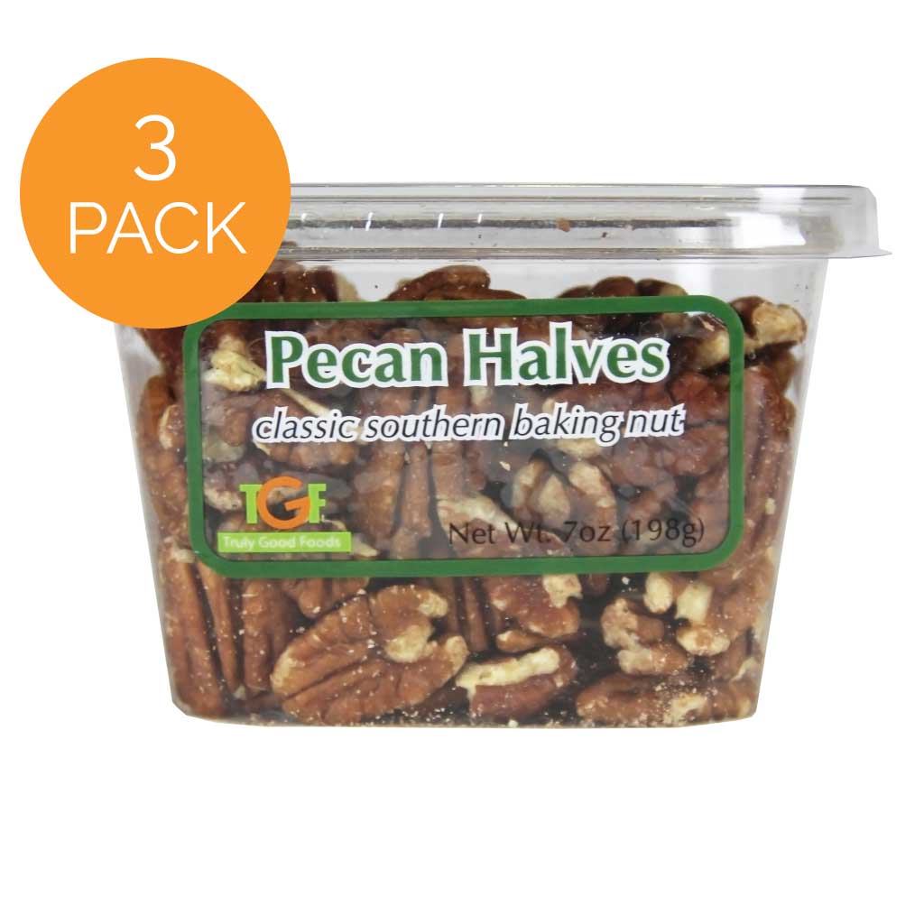 Pecan Halves – 3 pack, 7oz cubes