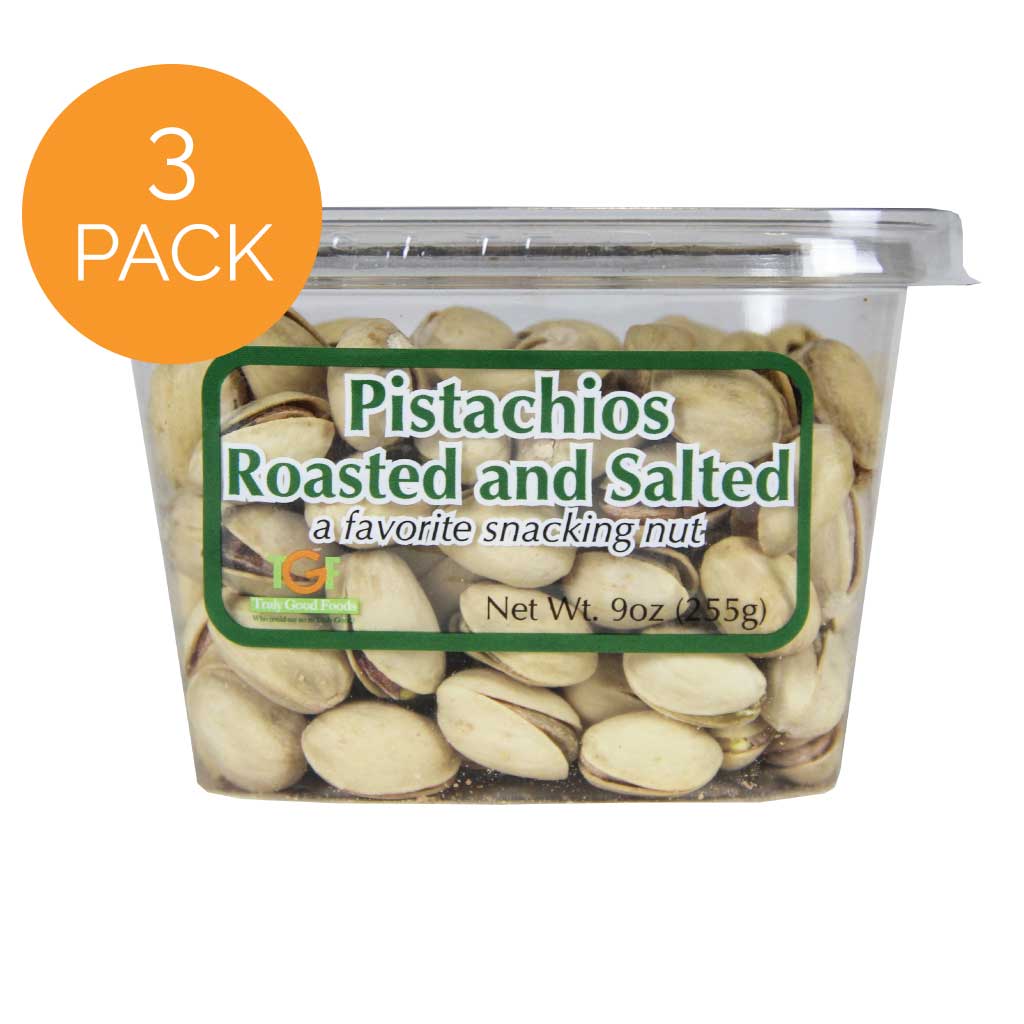 Pistachios Roasted and Salted– 3 pack, 9oz cubes