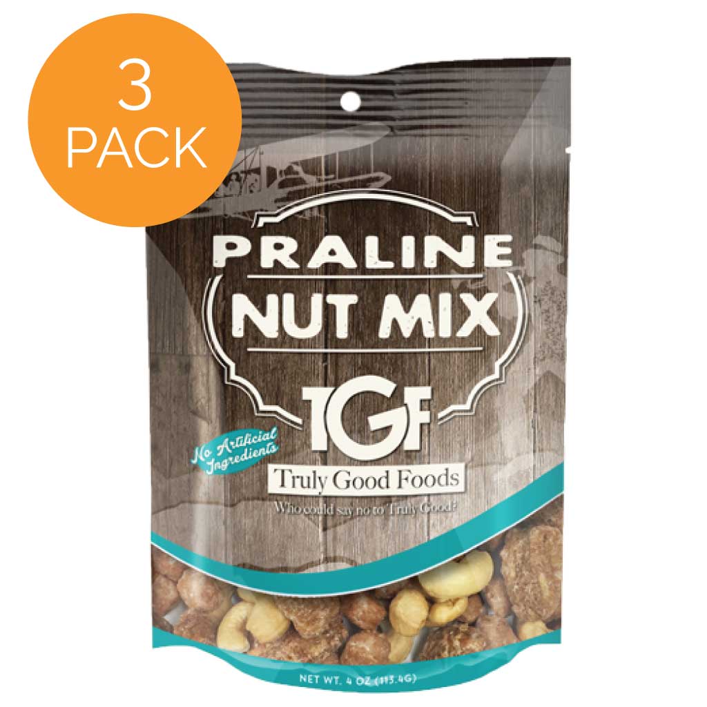 Praline Nut Mix – 3 pack, 4oz SUR bags