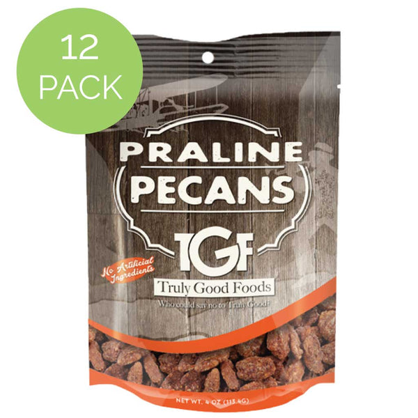 Praline Pecans – 12 pack, 4oz SUR bags