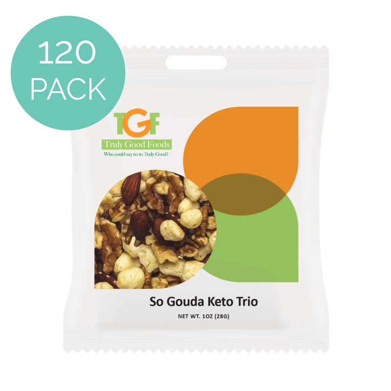 So Gouda Keto Trio – 120 pack, 1oz mini snack bags – Truly Good Foods