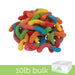 Sour Neon Gummy Worms - 10lb box