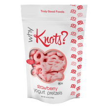 Strawberry Yogurt Pretzels, 12 pack, 4.5oz SUR bags