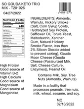 So Gouda Keto Trio – 120 pack, 1oz mini snack bags