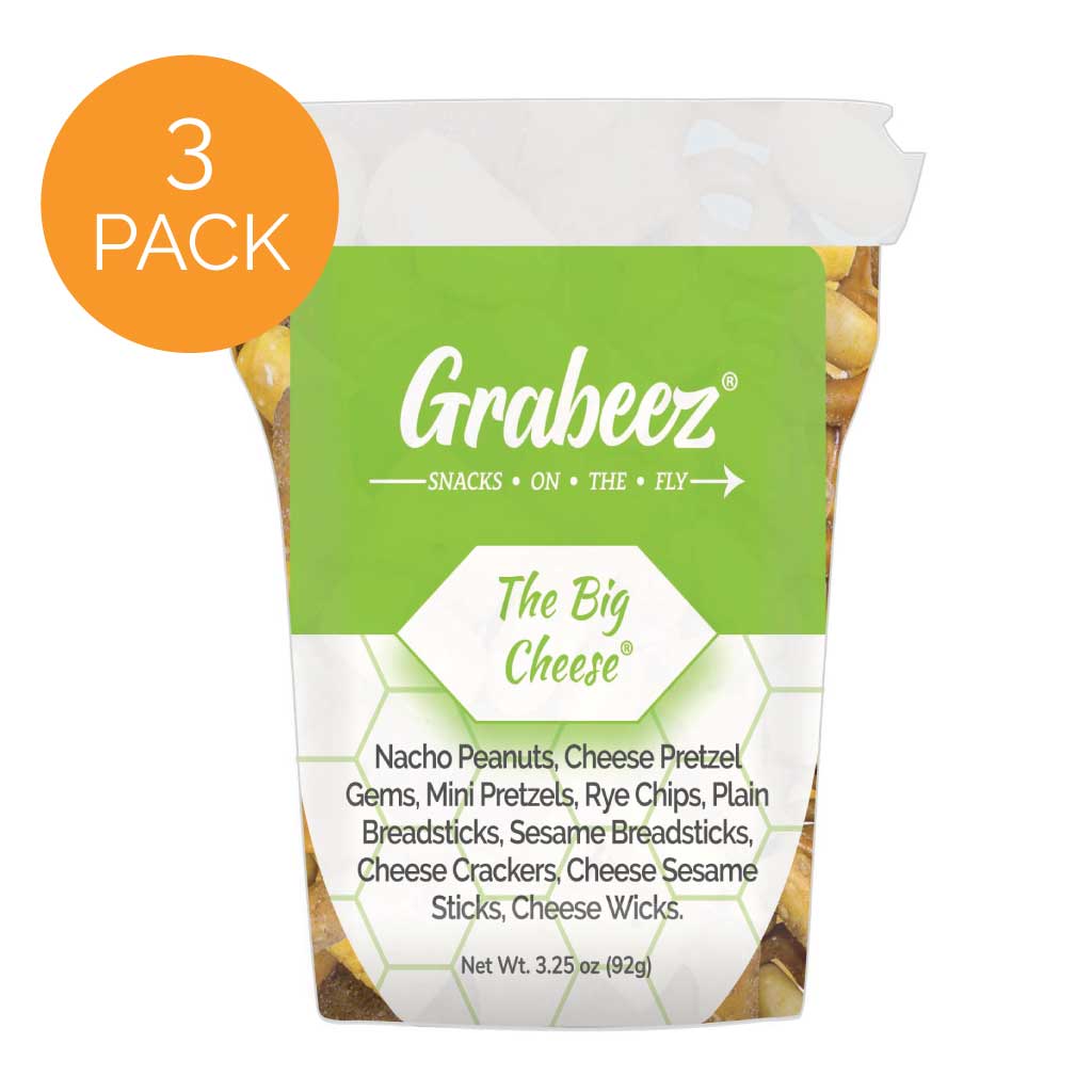 The Big Cheese®- 3 pack, 3.25oz each Grabeez® Snack Cups