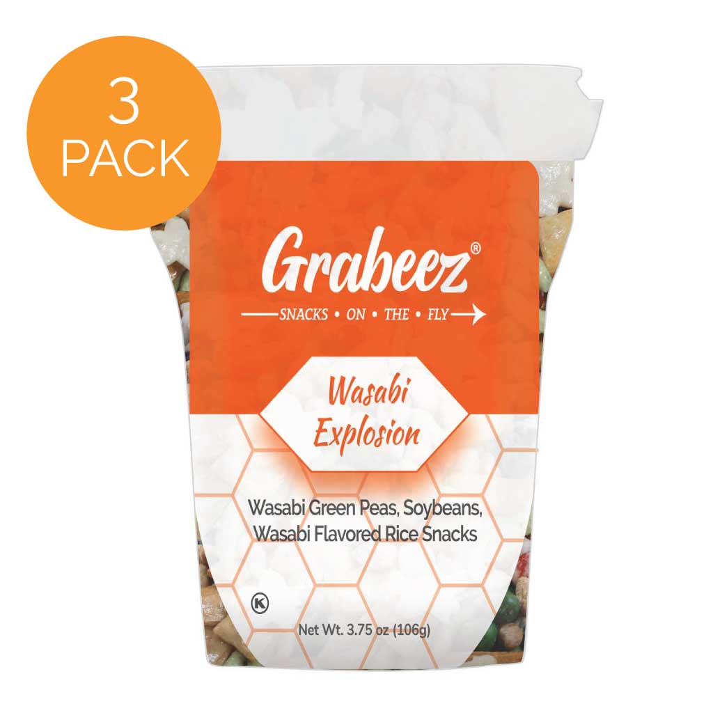 Wasabi Explosion – 3 pack, 3.75oz each Grabeez® Cups