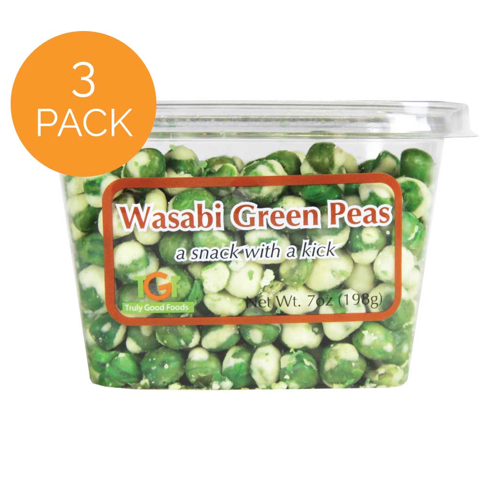 Wasabi Green Peas - 3 pack, 7oz cubes