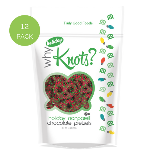 Holiday Sprinkle Pretzels – 12 pack, 4.5oz SUR bags