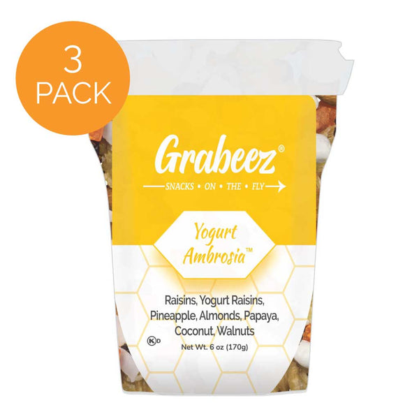 Yogurt Ambrosia™- 3 pack, 5.25oz each Grabeez® Cups