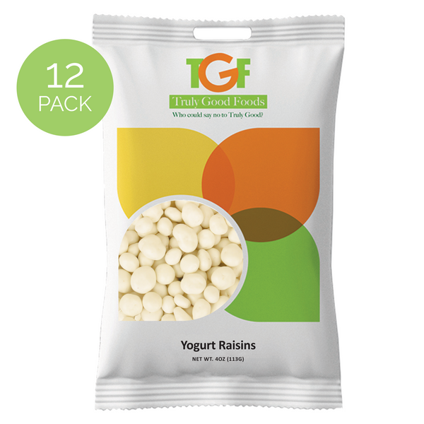 Yogurt Raisins – 12 pack, 4oz snack bags